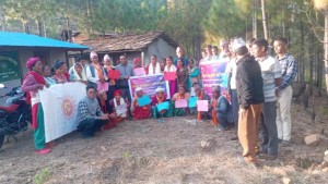 छेडागाड १२ मा एमालेको जरा अभियान सम्पन्न