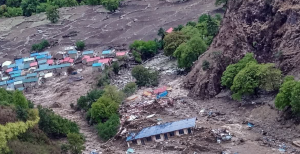 हुम्लामा एक्कासि ठूलो वर्षा हुँदा आयो बाढी, बगायो विद्यालय भवनसहितका संरचना