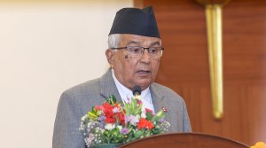 प्रजातन्त्र दिवसले समृद्धिको राष्ट्रिय लक्ष्य हासिल गर्न सघाओस् : रामचन्द्र पौडेल