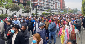 अध्यक्ष ओली पक्राउको विरोधमा  एमालेको आज पनि प्रदर्शन