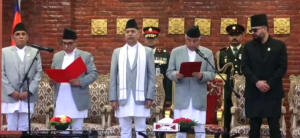 प्रधानन्यायाधीश शर्माले लिए शपथ