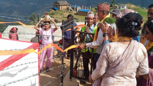 छेडागाड ३ लमारामा खानेपानी आयोजना उदघाटनसँगै सार्वजनिक सुनुवाई कार्यक्रम सम्पन्न