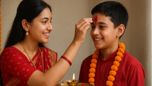 आज भाइटीका, उत्तम साइत ११:३९ बजे