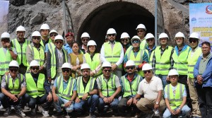 जगदुल्ला अर्धजलाशययुक्त जलविद्युत् आयोजनाको मुख्य सुरुङ निर्माण कार्य सुरु