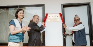 जापान र यूएनडीपीद्वारा नलगाडमा भूकम्पपछि नवनिर्मित भवन हस्तान्तरण