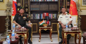 भारतीय सेनाप्रमुख सेठ र प्रधानसेनापति सिग्देलबीच भेटघाट