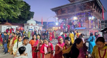आज महाअष्टमी, शक्तिपीठमा भक्तजनको भिड