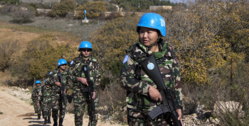 नेपाली शान्ति सेनाको निवास गोलाबारीले ध्वस्त, सैनिक बंकरमा सुरक्षित