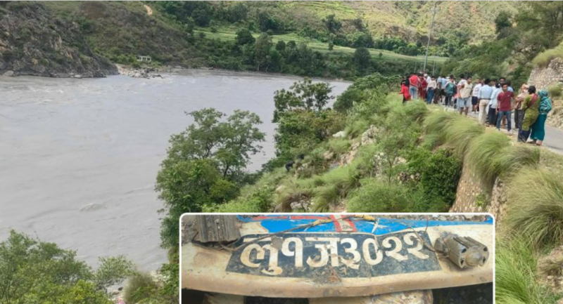 भेरी नदीमा जिप खसेर भएको दुर्घटनामा बेपत्ता दुईको पहिचान खुल्यो