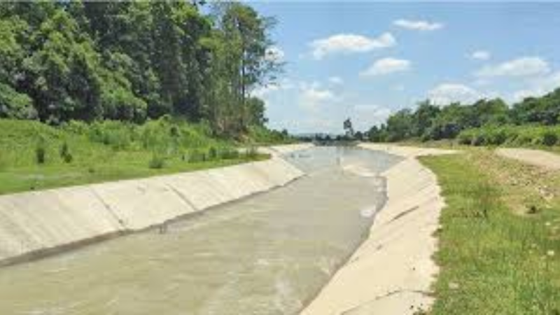 सिक्टा सिँचाइको पूर्वी मूल नहरमा शाखा नहर निर्माण सुरु