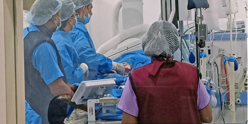 नेपालगञ्जमा क्वाइलिङ विधिबाट विनाअप्रेशन मस्तिष्क रक्तस्रावको सफल उपचार