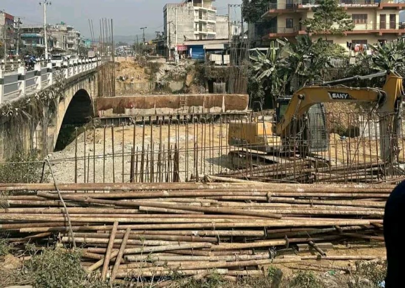 राप्ती नदीमाथिको पुल निर्माण ७५ प्रतिशत सकियो